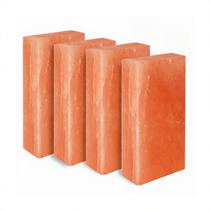 มาใหม่ขนาด0.75x4x8นิ้วกระเบื้องอิฐเกลือคุณภาพสูงสีชมพูธรรมชาติทำด้วยมืออิฐตกแต่งเพื่อสุขภาพ - Product Image 1