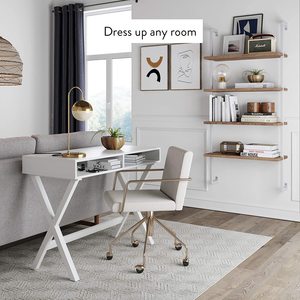 Estantes Flotantes <span class=keywords><strong>de</strong></span> Pared con Marco <span class=keywords><strong>de</strong></span> Metal <span class=keywords><strong>de</strong></span> Tubo Industrial <span class=keywords><strong>de</strong></span> 4 Niveles con <span class=keywords><strong>Madera</strong></span> <span class=keywords><strong>Natural</strong></span> - Product Image 2
