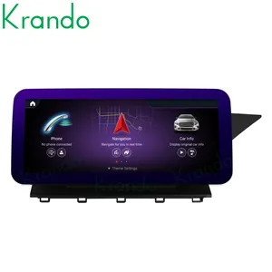 Krando Pemutar DVD Mobil Android 12.0, Navigasi Multimedia Stereo Mobil untuk Mercedes Benz GLK NTG 2013-2015