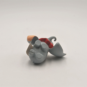 รูปปั้นช้างทำจากเรซินขนาดเล็กของตกแต่งรูปปั้นช้าง3D ตัวการ์ตูนที่น่าเชื่อถือผลิตจากประเทศจีน - Product Image 5