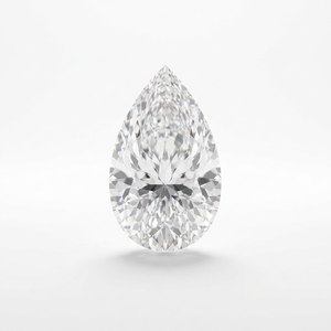 Diamant de laboratoire taille poire de qualité supérieure, pierre blanche étincelante, excellente taille, gemme premium pour la fabrication de bijoux fins - Product Image 2
