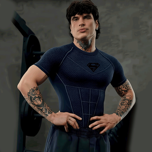 T-shirt de compression à manches longues Y-L pour <span class=keywords><strong>homme</strong></span>, idéal pour la course, la gym et le <span class=keywords><strong>sport</strong></span> – Séchage rapide, respirant, noir, vêtement de <span class=keywords><strong>sport</strong></span> fitness - Product Image 3