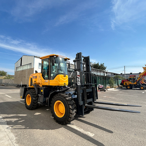 MYZG-Carretilla elevadora diésel 4WD, entrega rápida, 3 toneladas, 5 toneladas, 7 toneladas, <span class=keywords><strong>10t</strong></span>, tracción en 4 ruedas, certificado ISO, 6m, motor de CC, CPCD, mástil de caja de cambios ISO - Product Image 4