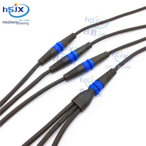 Conector de nailon impermeable tipo Y personalizado HE <span class=keywords><strong>SHENG</strong></span> JIA <span class=keywords><strong>XING</strong></span> para energía solar fotovoltaica, M15 6P, cobre, IP67, 250V, 10A, automotriz - Product Image 5