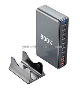 800W Multi Port 10-port USB GaN Fast Charging Desktop Charger Adapter 140W Laptop and Tablet Fast Charger - Product Image 1
