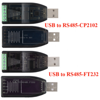 Konverter kabel seri RS485 modul komunikasi industri USB ke RS485 CH340 CH340G CH340T FT232