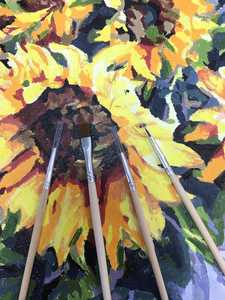 Kits DE DISEÑO DE FOTOS Paisaje callejero Impresionismo <span class=keywords><strong>Pintura</strong></span> DIY por números en lienzo - Product Image 5