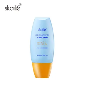 Mini lotion crème solaire hydratante et sans graisse SPF 50 portable de protection solaire vente en gros