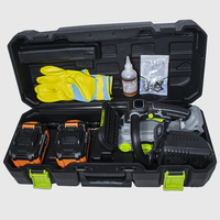 Scie à chaîne électrique sans fil industrielle 21V 12 pouces à moteur brushless haute vitesse pour bricolage, coupe de bois, élagage d'arbres et débardage