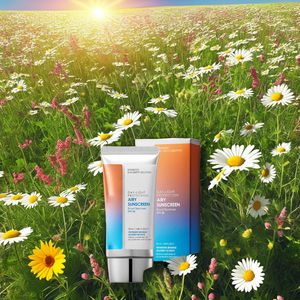100% Mineral bazlı güneş sütü SPF50 + PA + + + uzun ömürlü yüz kremi hafif havadar bitirmek organik bitkisel güneş bloğu günlük koruma - Product Image 1