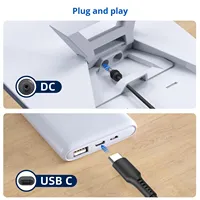 Kabel Daya Mini 5A USB-C PD100W Pengisian Cepat Starlink dengan Pelindung Anyaman, Jaket PVC, Konektor Berlapis Nikel, Panjang 5M