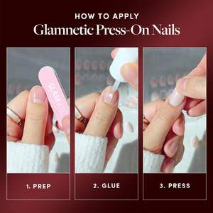 สำหรับเล็บปลอม X Glamnetic รุ่น Marauder's Map |   กราฟิกเปลี่ยนสีกึ่งโปร่งแสงแบบทึบแสง รูปทรงวงรีสั้น เคลือบเงา - Product Image 5