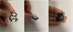 Groothandel Designer Metalen Schoenen Charme Populaire Metalen Tas Charme Luxe Steentjes Metalen Luxe Designer Klomp Schoen Bedels Bulk - Product Image 2