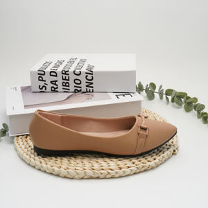 Scarpe da ballo <span class=keywords><strong>ballerine</strong></span> da donna eleganti stile fatato Mary Jane con fibbia piccola decorativa, di tendenza, a punta singola - Product Image 3