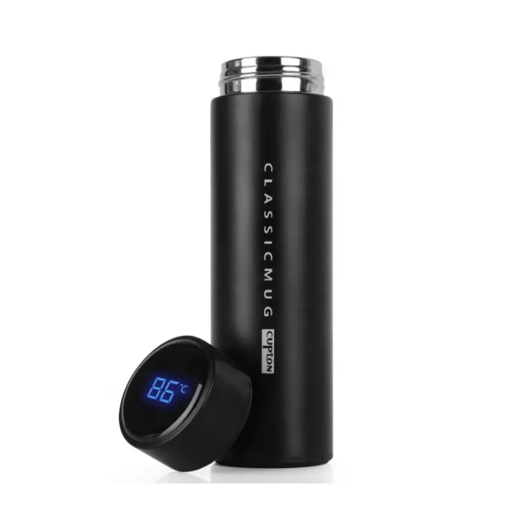 500ミリリットルLED Smart Vacuum Insulated Cup Stainless Steel Smart Thermos Flask Water Bottle LED Display Temperature
