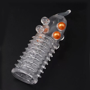 Silikon Penis Modell gerippte Kondome Sax Spielzeug für Männer mit Elefant Trunk Cover Produkt kategorie Sexspielzeug - Product Image 3