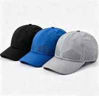 Gorra de Béisbol Transpirable de Secado Rápido, Corte Láser, Ligera, para Deportes al Aire Libre y Running