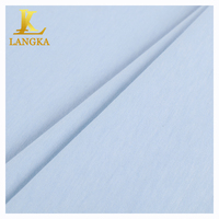 Langka solide noir 95 coton et 5 élasthanne tricot coréen spandex fournisseurs de matériaux pour robes sous-vêtements