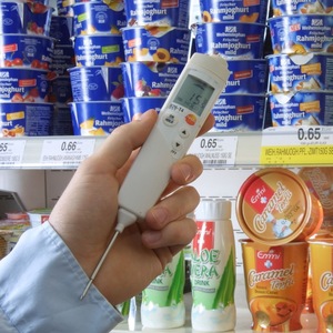 เทสโต้ 826-T4 เครื่องวัดอุณหภูมิอินฟราเรด 22.3C จอแสดงผล เครื่องวัดอุณหภูมิอาหาร หัววัดแบบสัมผัส จอแสดงผลแบบดิจิตอล - Product Image 4