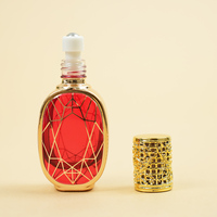 Nouvel Arrivage – Flacon de Parfum de Luxe Moyen-Oriental 10 ml – Flacon Roll-on en Verre pour Huile Parfumée avec Bâtonnet Applicateur – Plusieurs Couleurs Disponibles