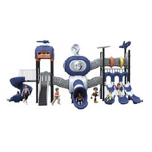 Tobogán Modular de Plástico Resistente para Patio de Recreo con Componentes Metálicos de LLDPE y PE para Escuelas, Parques y Instalaciones Municipales - Product Image 1