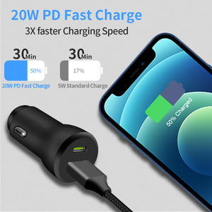 ที่ชาร์จในรถยนต์แบบใหม่ ดีไซน์ทันสมัย 45w ช่องเสียบ USB คู่ รองรับ Qc3.0 และ Pd 48w Type C ชาร์จเร็วสำหรับรถยนต์ - Product Image 6