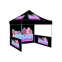 Mavcanopy Tonnelle Pop-Up 3x3m à Structure en Aluminium avec Toit en Polycarbonate pour Événements Extérieurs, Expositions, Impression et Salons Professionnels