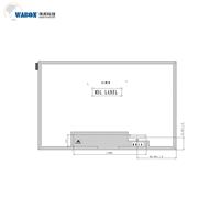 Écran à cristaux liquides à transistor à couche mince transmissif de 10.1 pouces (TFT-LCD) utilisé dans une perspective TFT-LCD et omnidirectionnelle