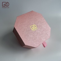 ROGOOD Coffret cadeau de parfum créatif en papier texturé emballé avec plusieurs compartiments pour emballage de parfum de luxe P2127