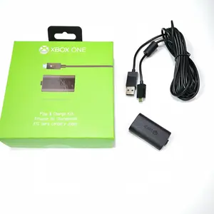 Подходит для XBO X ONE Imitatio n оригинальная ручка аккумуляторная батарея 2 в 1 Xbob One батарея с кабелем передачи данных 2,75 м - Product Image 1