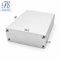 Caja de Control Personalizada de 64*23 mm, Carcasa de Aluminio para Dispositivos Médicos, Carcasa de Disipador de Calor Extruido 6063, Monitor de Diagnóstico, Módulo para Pacientes