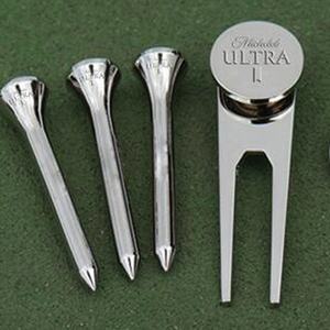 Accessoires de golf personnalisés en métal, tee de golf haut de gamme, écologiques, électroplaqués argent, porte-tee modèle HYT-32, taille personnalisable - Product Image 3