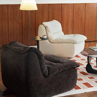 Sofá Cama Convertible Moderno con Compresión al Vacío, Sillón Reclinable para Balcón, Sala de Estar, o Casa Pequeña, Conjunto de Sillas de Descanso