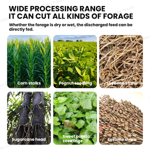 Gia Súc Thức Ăn Thiết Bị Chế Biến Động Cơ Động Cơ Powered Cỏ Chaff Cutter/Rơm Máy Nghiền Cho Chăn Nuôi Lõi Bao Gồm - Product Image 6