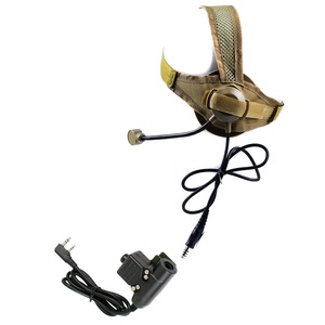 Casque tactique pour airsoft et paintball, protège-oreilles, casque de tir pour la <span class=keywords><strong>chasse</strong></span>, casque avec microphone pour talkie-walkie Baofeng <span class=keywords><strong>Kenwood</strong></span> - Product Image 6