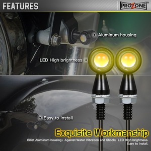 Phổ biến xe máy lần lượt tín hiệu đảo ngược sao lưu lái xe làm việc hổ phách Retro Moto <span class=keywords><strong>Mini</strong></span> LED đèn nhấp nháy chỉ số ánh sáng nhấp nháy - Product Image 4