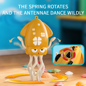 Divertido Calamar Mágico de Juguete, de Plástico, con Movimiento de Baile y Gateo, Mini Pulpo de Dibujos Animados con Mecanismo de Resorte, Juguetes de Baño para Bebés - Product Image 5