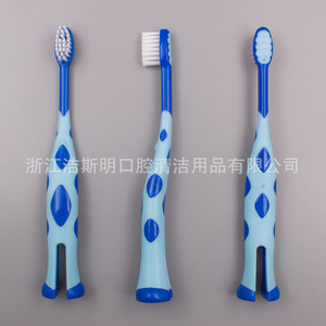 Cepillo de dientes para niños con forma de jirafa, cerdas de nailon suaves, manual, para uso doméstico infantil, 15x2,1 cm - Product Image 4