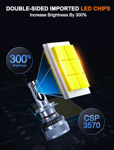 OEM buen <span class=keywords><strong>precio</strong></span> V6S 38W 6000K CSP bombillas de faros delanteros LED Combo H4 - Product Image 6