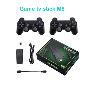 Wholesale 4K HD <b>TV</b> Video Game Dongle Double 2.4G Wireless Gamepad <b>Controller</b> Console 32GB Memory 64GB TF Card Expansion Video - Product Image 1