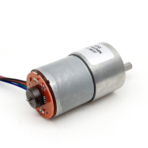 37 Mét 12V 100 vòng/phút 0.8nm DC bánh răng điện 3530 động cơ bàn chải với bộ mã hóa - Product Image 2