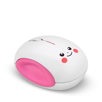 De dibujos animados lindo ratón inalámbrico ergonómico óptico USB computadora Mini ratón 1600DPI al vapor bollo diseño para ordenador portátil