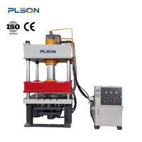 Presse hydraulique à quatre colonnes et deux poutres 160T, contrôlée par PLC, haute précision, pour le formage, le découpage, le tirage et l'emboutissage profond de roulements de moteur et de pompes
