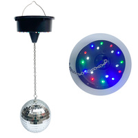 Projecteur de Scène Rotatif Motorisé à LED avec Lentille en Verre, Télécommandé, Activé par le Son, pour DJ et Éclairage de Disco Transfrontalier