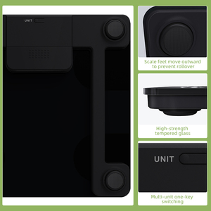 Báscula inteligente única, balanza portátil, báscula electrónica Bluetooth, báscula digital para baño, báscula para el hogar, peso corporal, grasa - Product Image 5