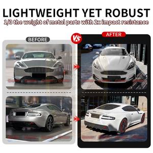 Mejor Precio, Kit de Carrocería de Fibra de Carbono y FRP Estilo MSY para Aston Martin DB9, Parachoques Delantero y Trasero, Faldones Laterales - Product Image 3