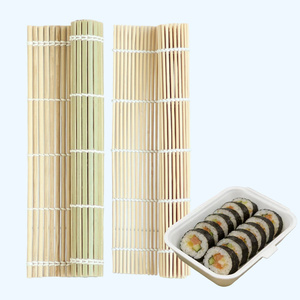 Tapis à <span class=keywords><strong>sushi</strong></span> en bambou de qualité alimentaire, <span class=keywords><strong>kit</strong></span> complet pour la préparation du <span class=keywords><strong>sushi</strong></span> avec accessoires de tapis à rouler - Product Image 4