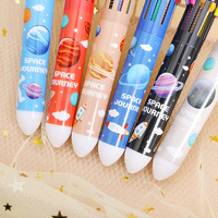Stylos à bille créatifs multicolores en forme de planète, 10 couleurs, en plastique, multifonctions, pour publicité et cadeaux