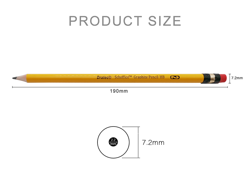PIQIUQIU 30 Stück HB Bleistifte - Dreieckig Mit Radiergummi Für Schule & Büro