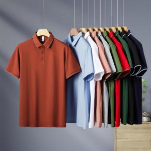 52.9 % Cotton 47.1% Polyester Men's Polo Shirt Custom Pique Polo Shirts with Embroidery Logo Promotional Polo Shirts